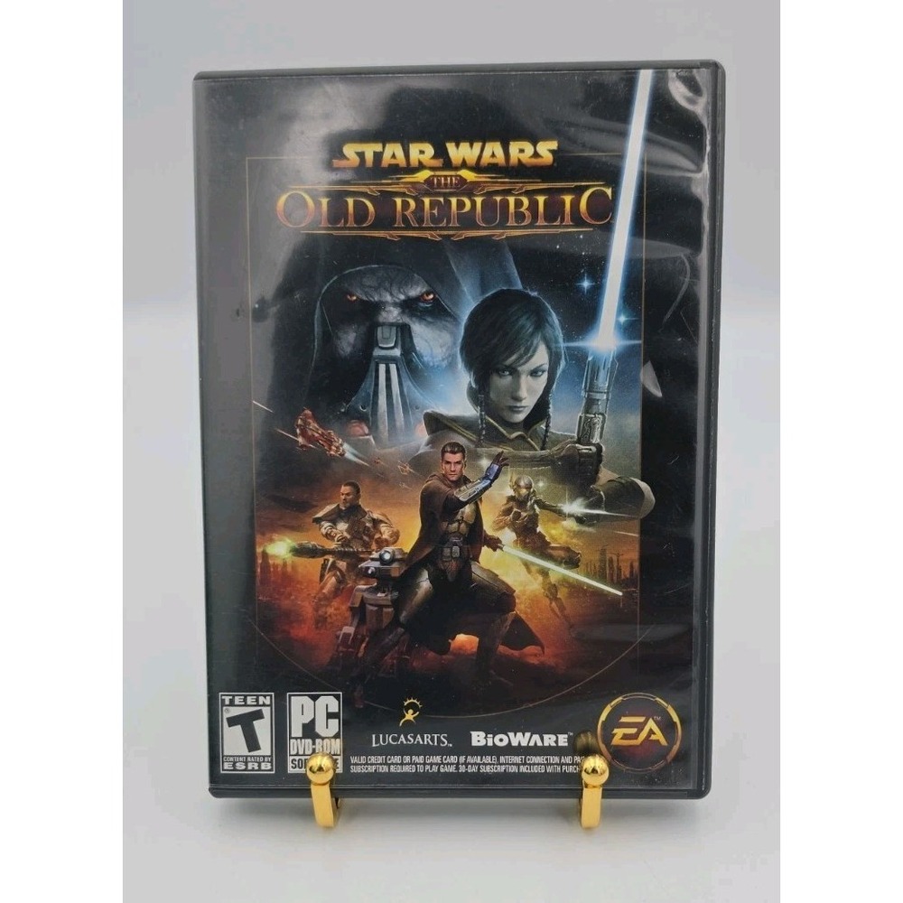 Star Wars: The Old Republic (PC, 2011) 3 DISK PC DVD ROM RATED T